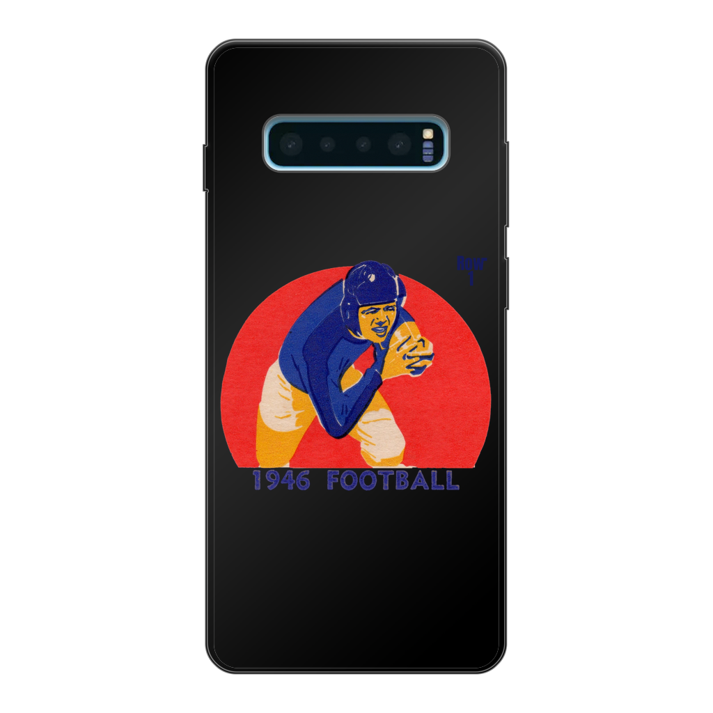 1946 Football Row 1 Back Printed Black Soft Phone Case