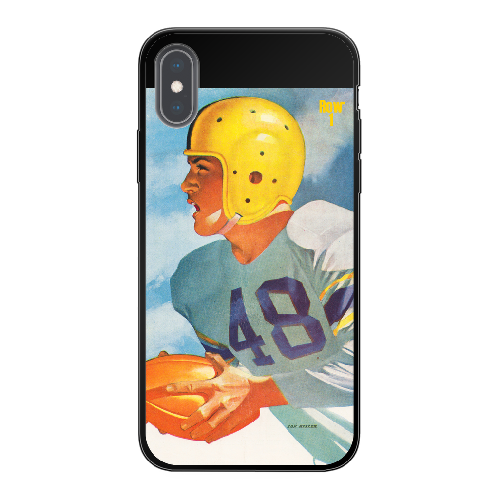 1948 Football Row 1 Back Printed Black Soft Phone Case