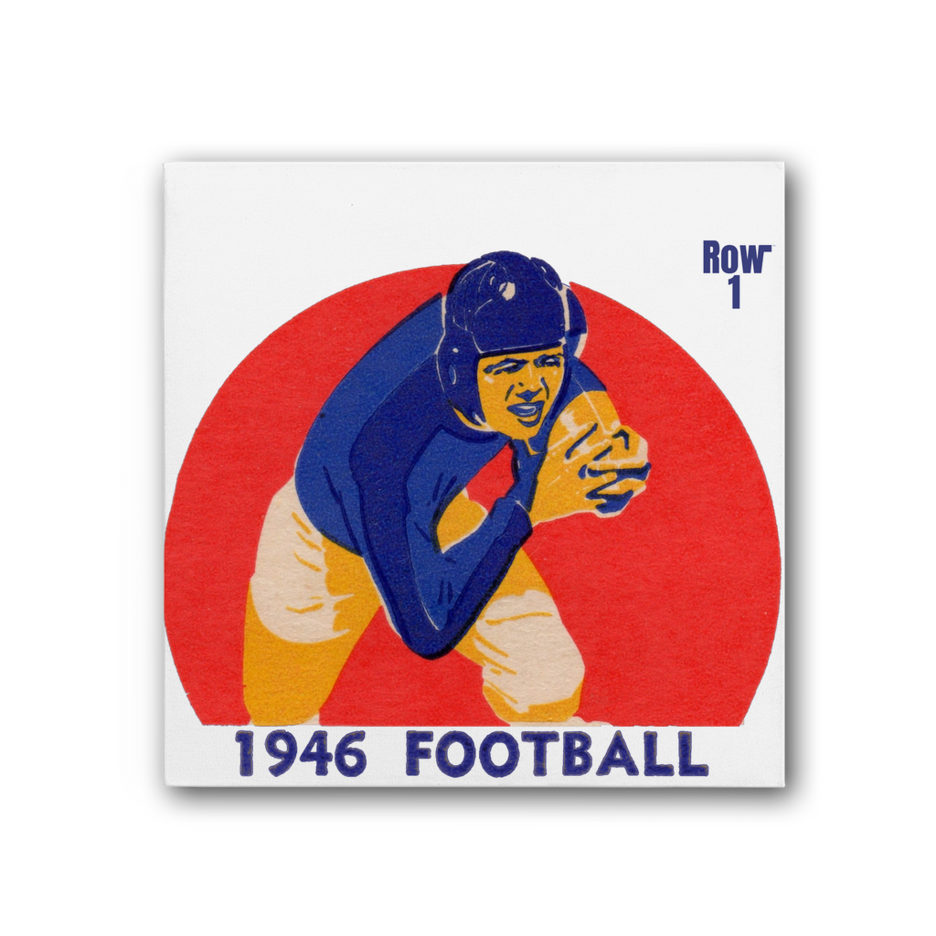 1946 Football Row 1 Premium Stretched Canvas