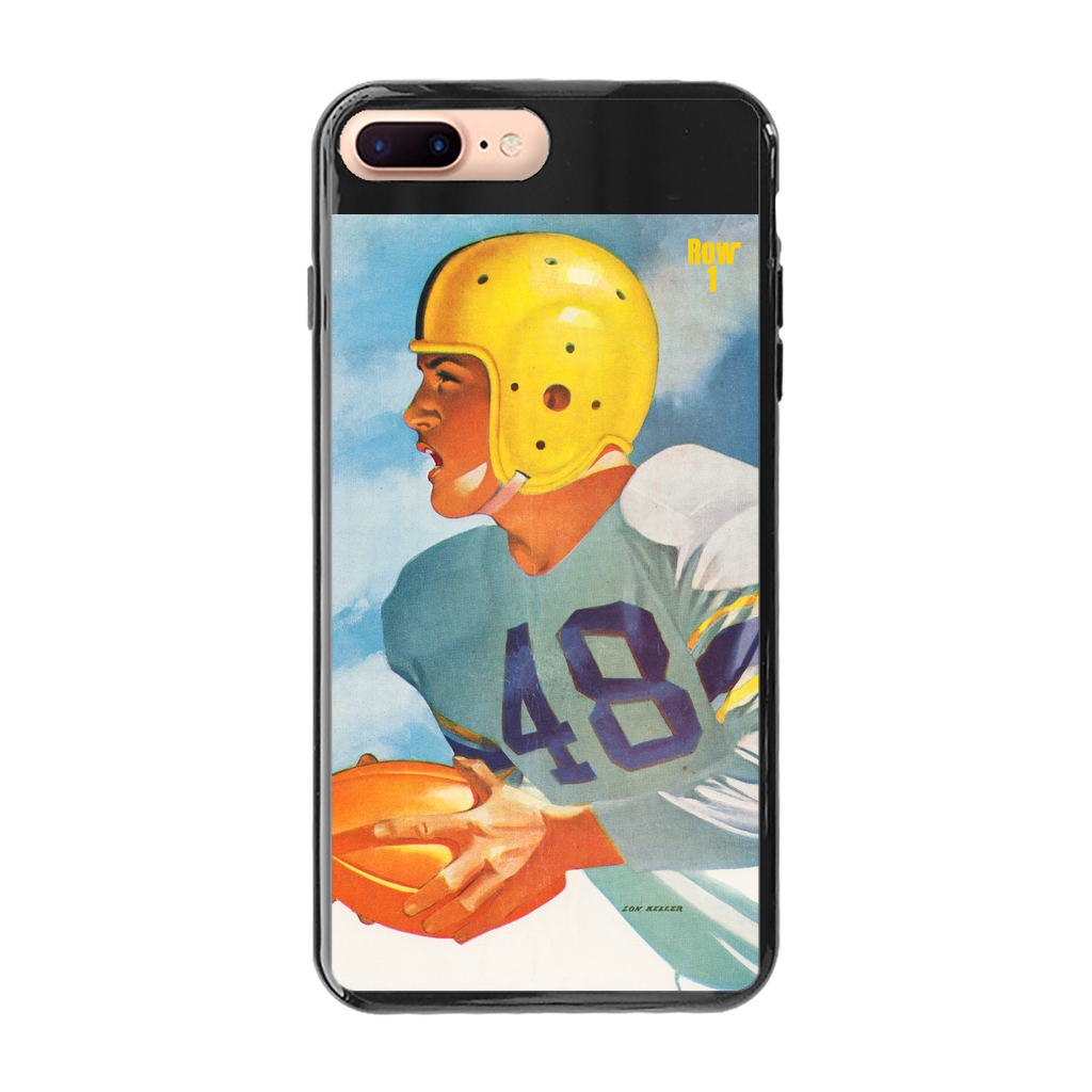 1948 Football Row 1 Back Printed Black Soft Phone Case