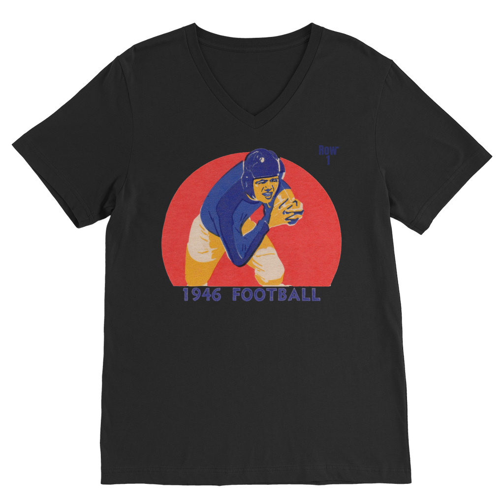 1946 Football Row 1 Premium V-Neck T-Shirt