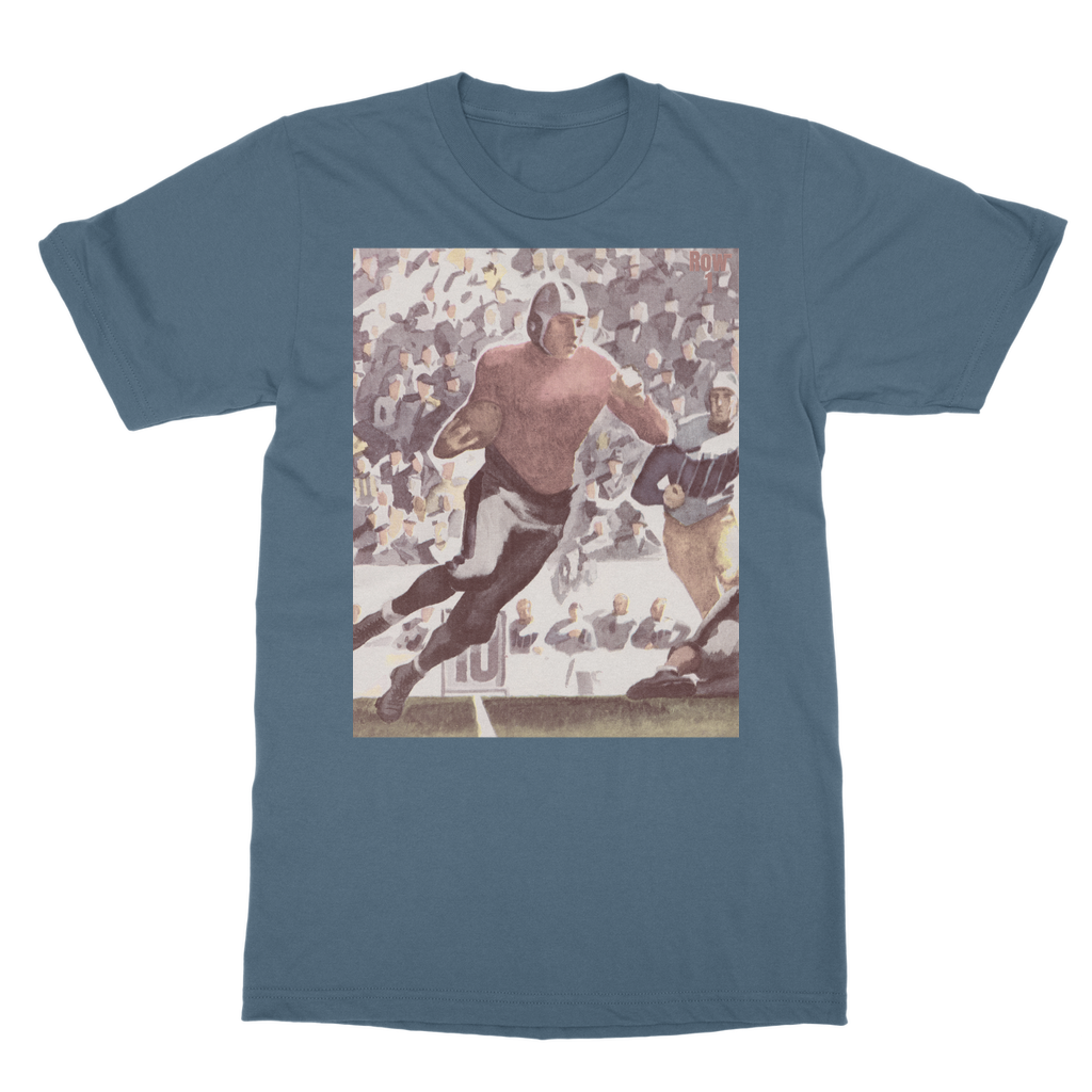 1937 Football Row 1 Faded Classic Adult T-Shirt