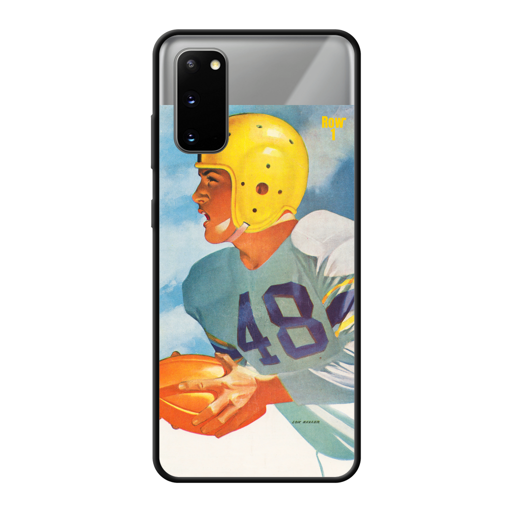 1948 Football Row 1 Back Printed Black Soft Phone Case