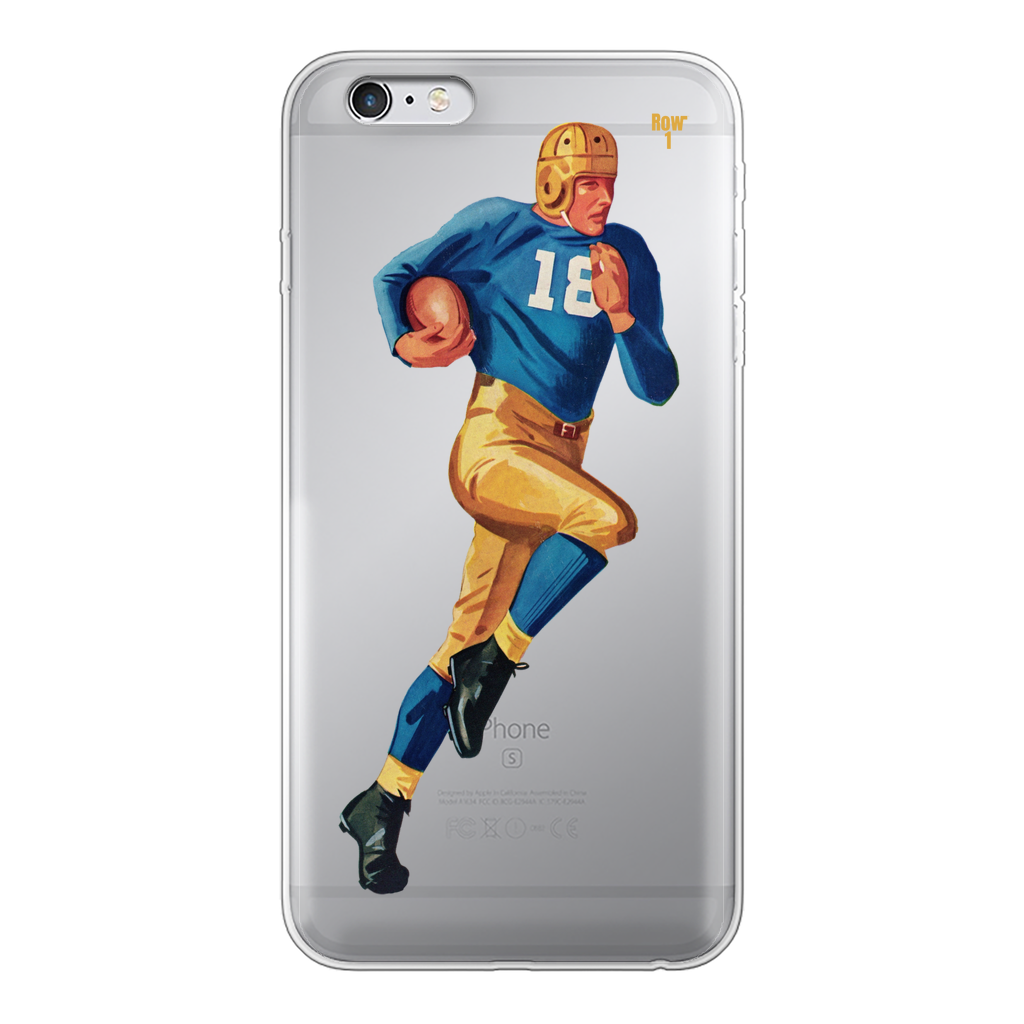 1942 Football Row 1 Back Printed Transparent Hard Phone Case