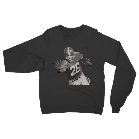 charcoal grey football sweatshirt