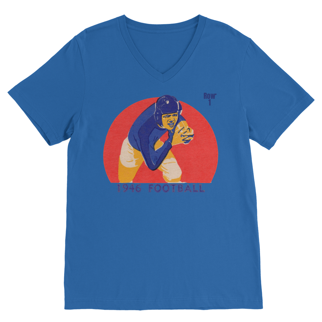 1946 Football Row 1 Premium V-Neck T-Shirt