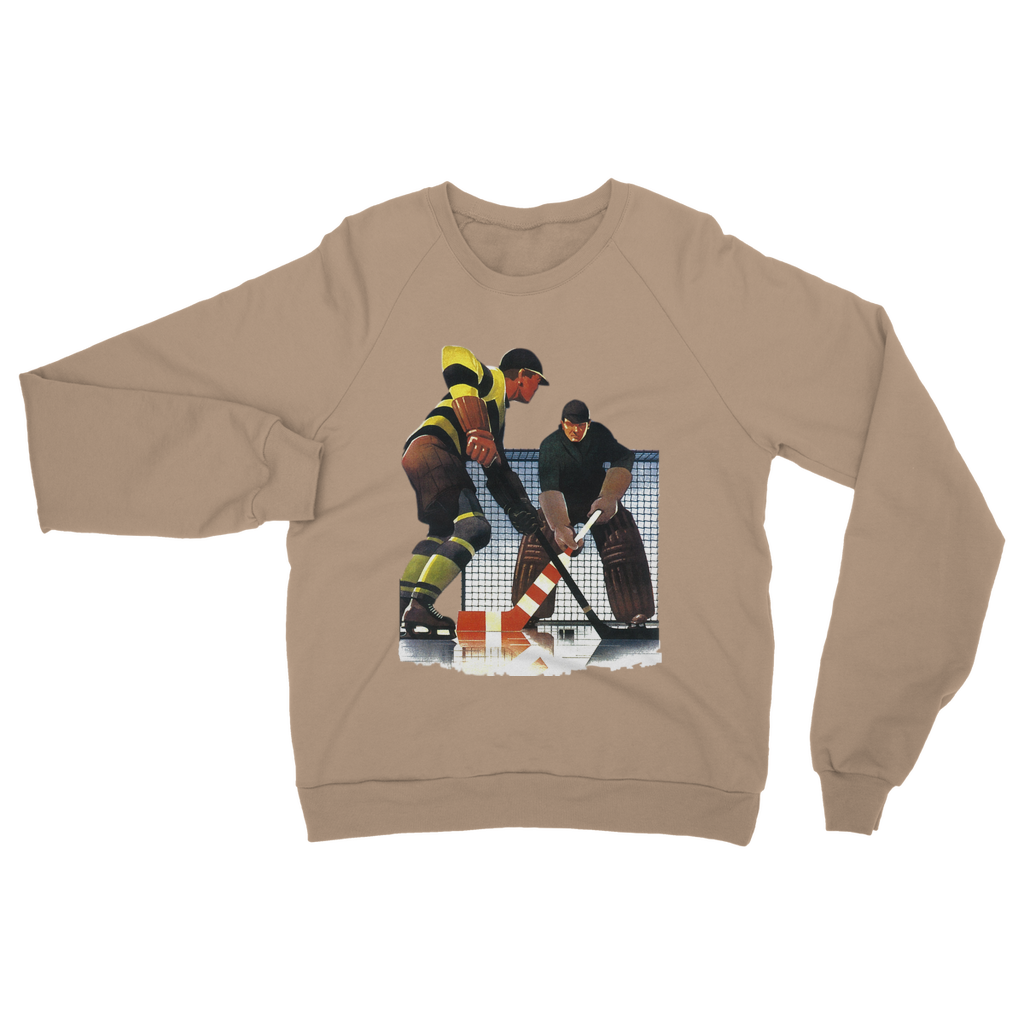 Coolstub™ Vintage Hockey Goalie Art Classic Adult Sweatshirt