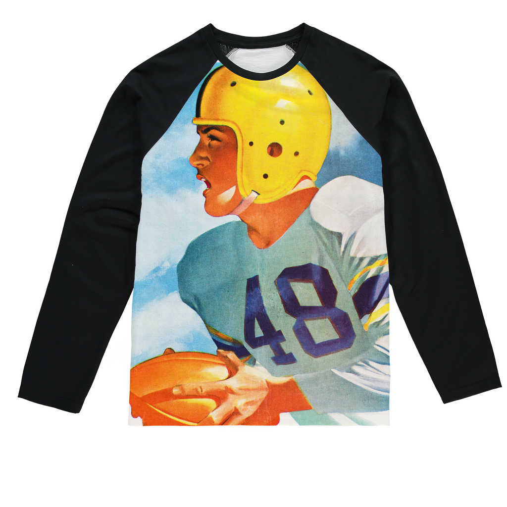 1948 Football Row 1 Sublimation Baseball Long Sleeve T-Shirt