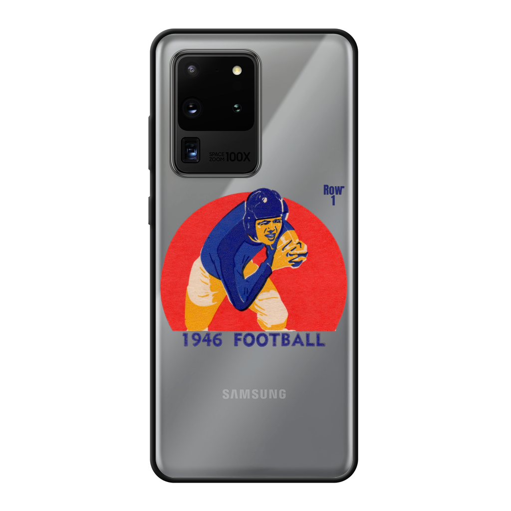 1946 Football Row 1 Back Printed Black Soft Phone Case