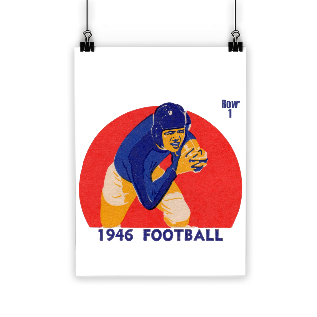 1946 Football Row 1 Classic Poster