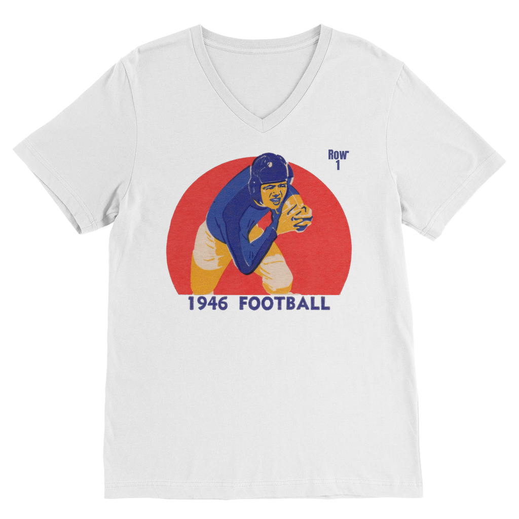 1946 Football Row 1 Premium V-Neck T-Shirt