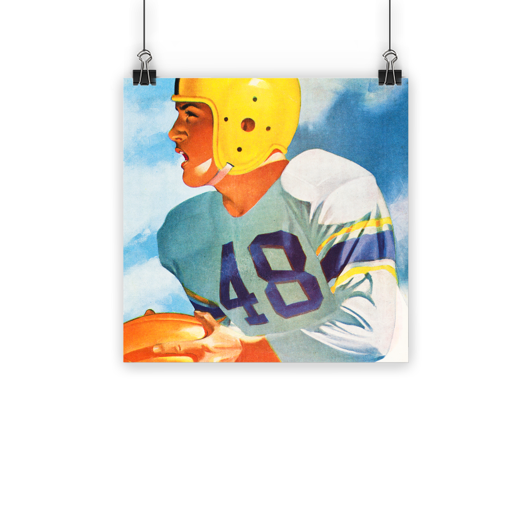 1948 Football Row 1 Classic Poster