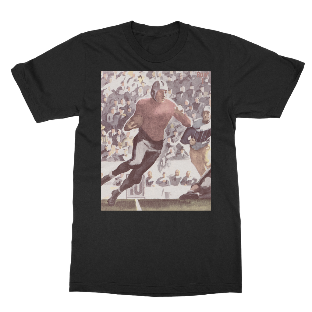 1937 Football Row 1 Faded Classic Adult T-Shirt