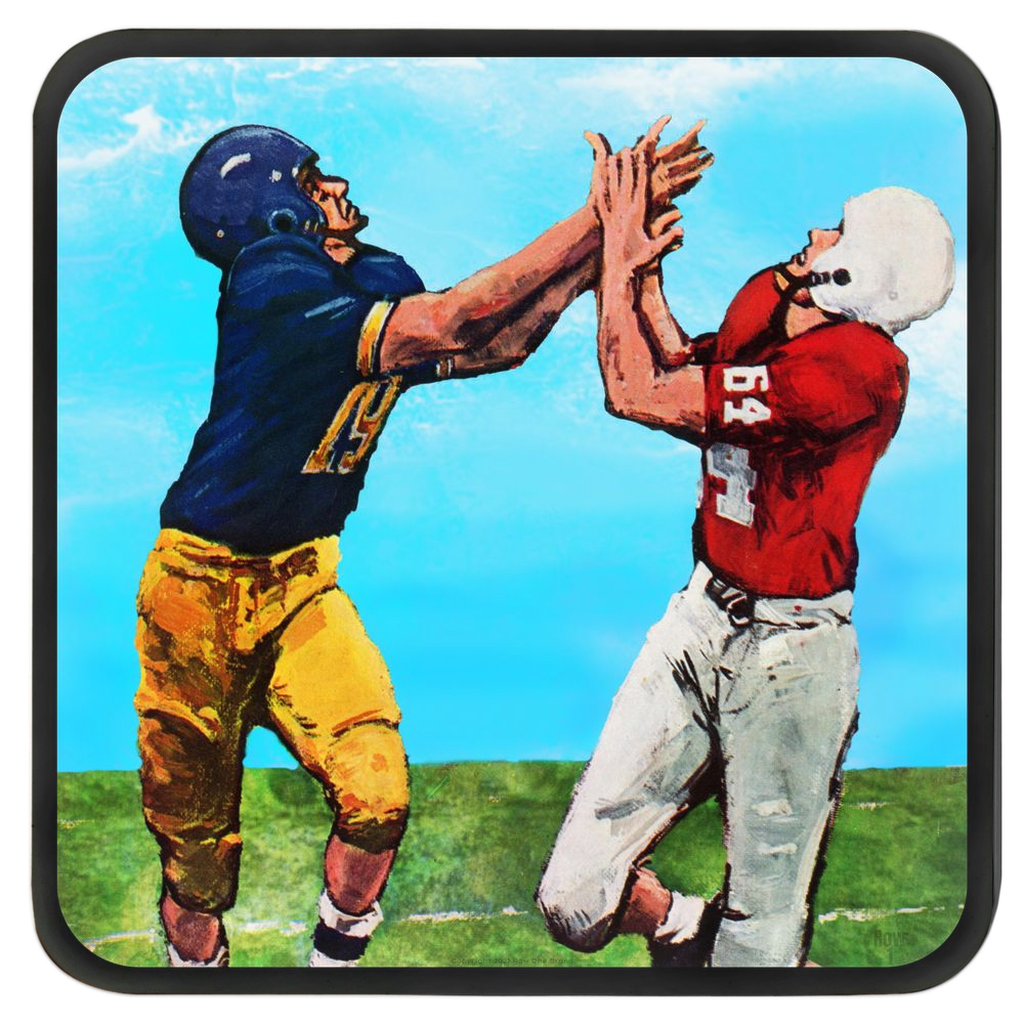 1964 Blue Sky Football Drink Coasters