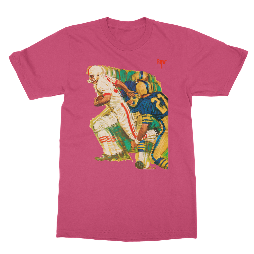 1966 Football Row 1 Classic Adult T-Shirt