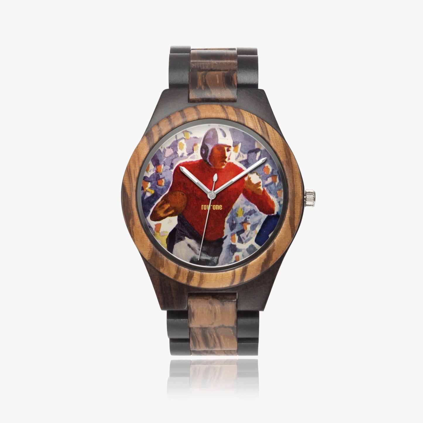 Vintage Football Wooden Watch