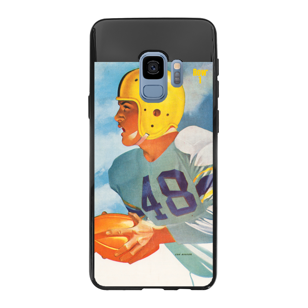 1948 Football Row 1 Back Printed Black Soft Phone Case