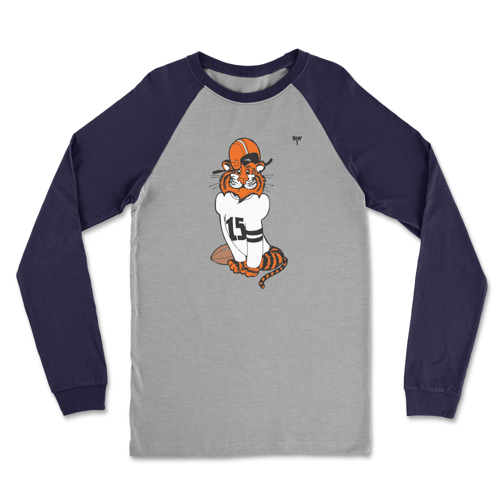 Row 1 Vinny Tiger Classic Raglan Long Sleeve Shirt
