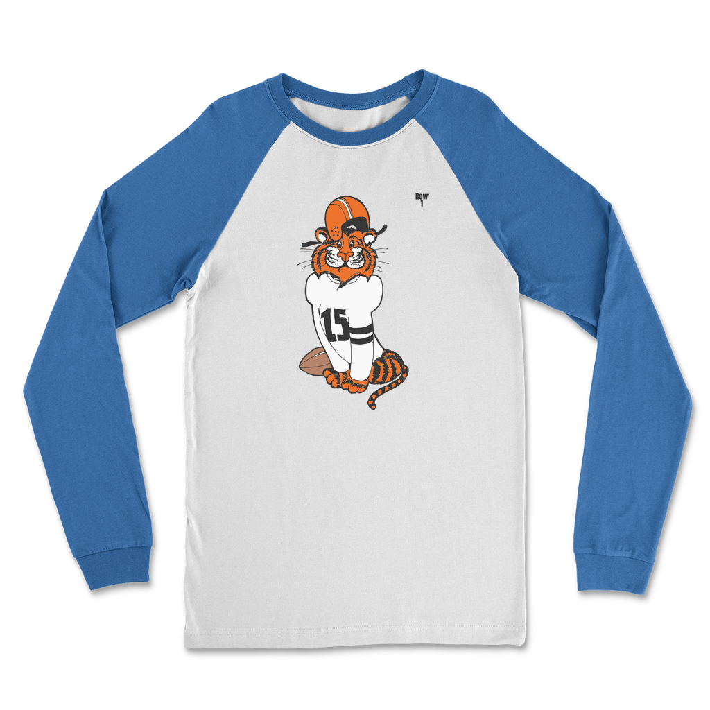 Row 1 Vinny Tiger Classic Raglan Long Sleeve Shirt