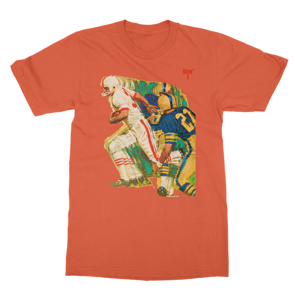 1966 Football Row 1 Classic Adult T-Shirt