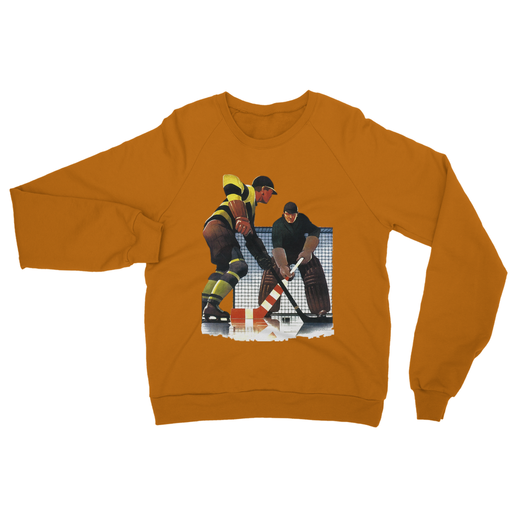 Coolstub™ Vintage Hockey Goalie Art Classic Adult Sweatshirt
