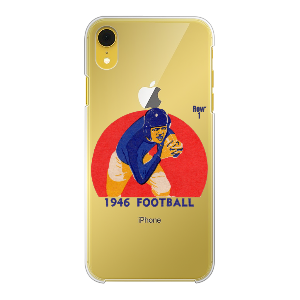 1946 Football Row 1 Back Printed Transparent Hard Phone Case