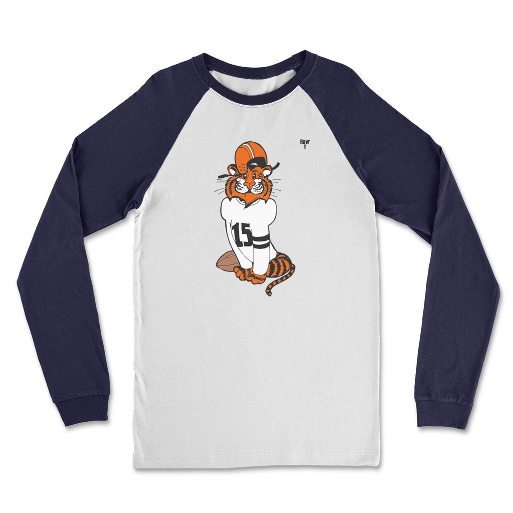 Row 1 Vinny Tiger Classic Raglan Long Sleeve Shirt