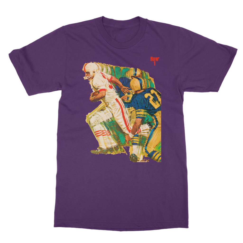1966 Football Row 1 Classic Adult T-Shirt