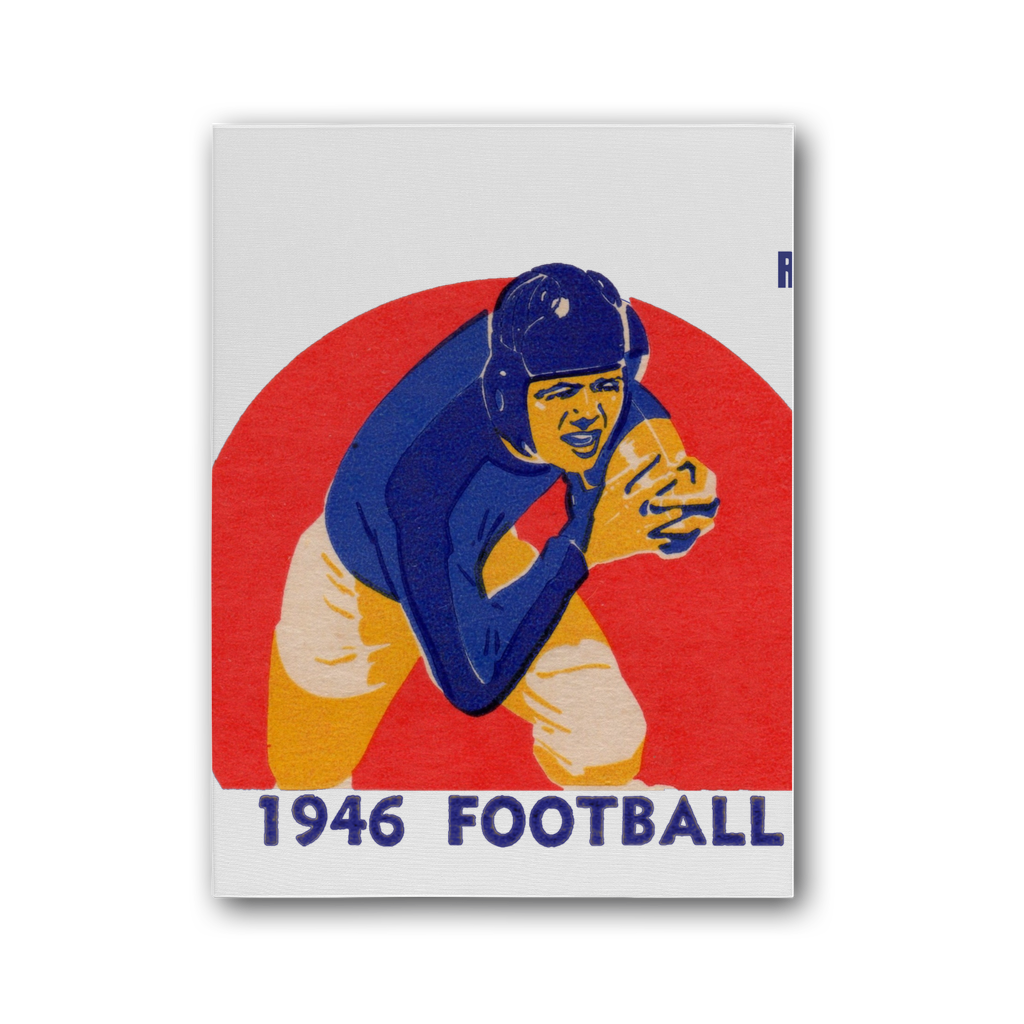 1946 Football Row 1 Premium Stretched Canvas