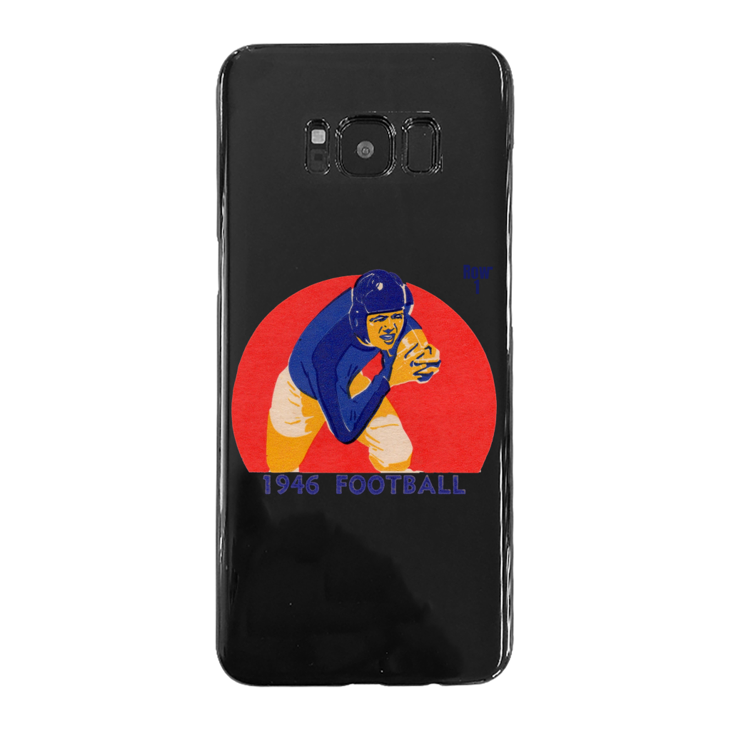 1946 Football Row 1 Back Printed Black Soft Phone Case