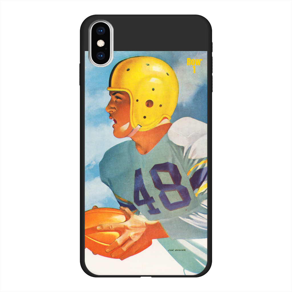 1948 Football Row 1 Back Printed Black Soft Phone Case