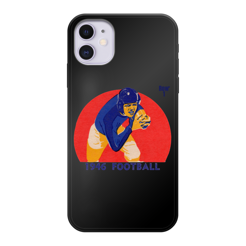 1946 Football Row 1 Back Printed Black Soft Phone Case