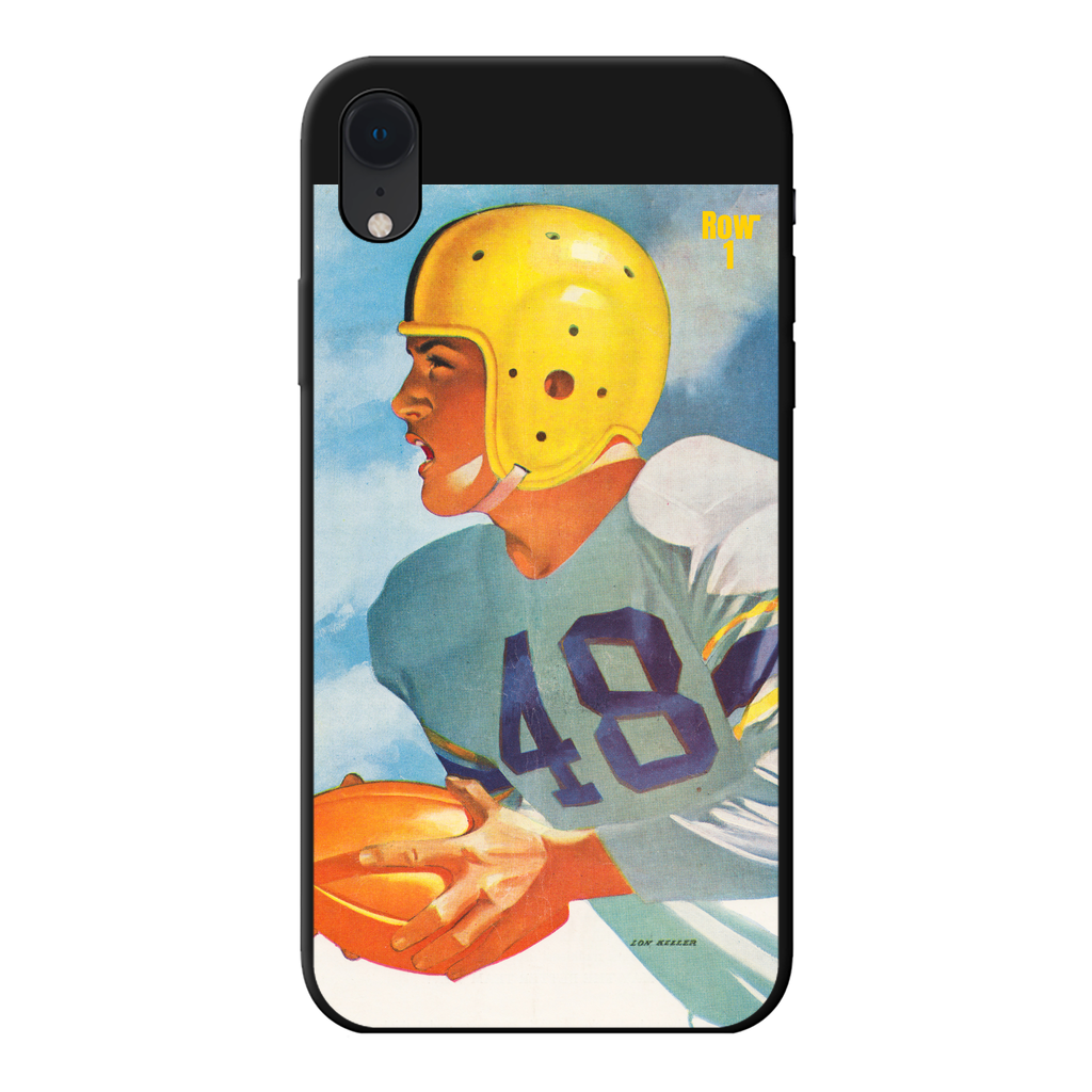 1948 Football Row 1 Back Printed Black Soft Phone Case