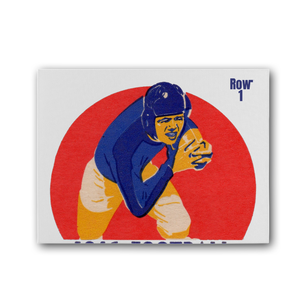 1946 Football Row 1 Premium Stretched Canvas