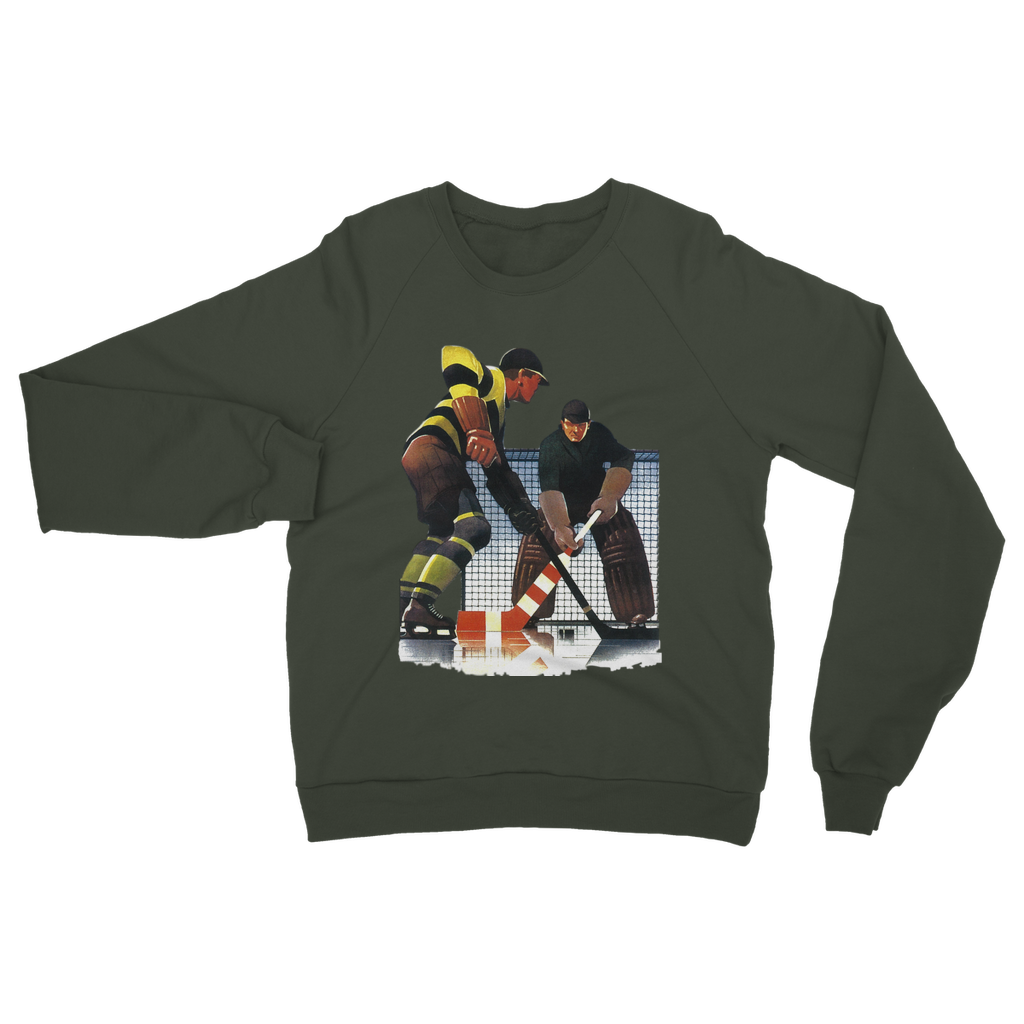 Coolstub™ Vintage Hockey Goalie Art Classic Adult Sweatshirt