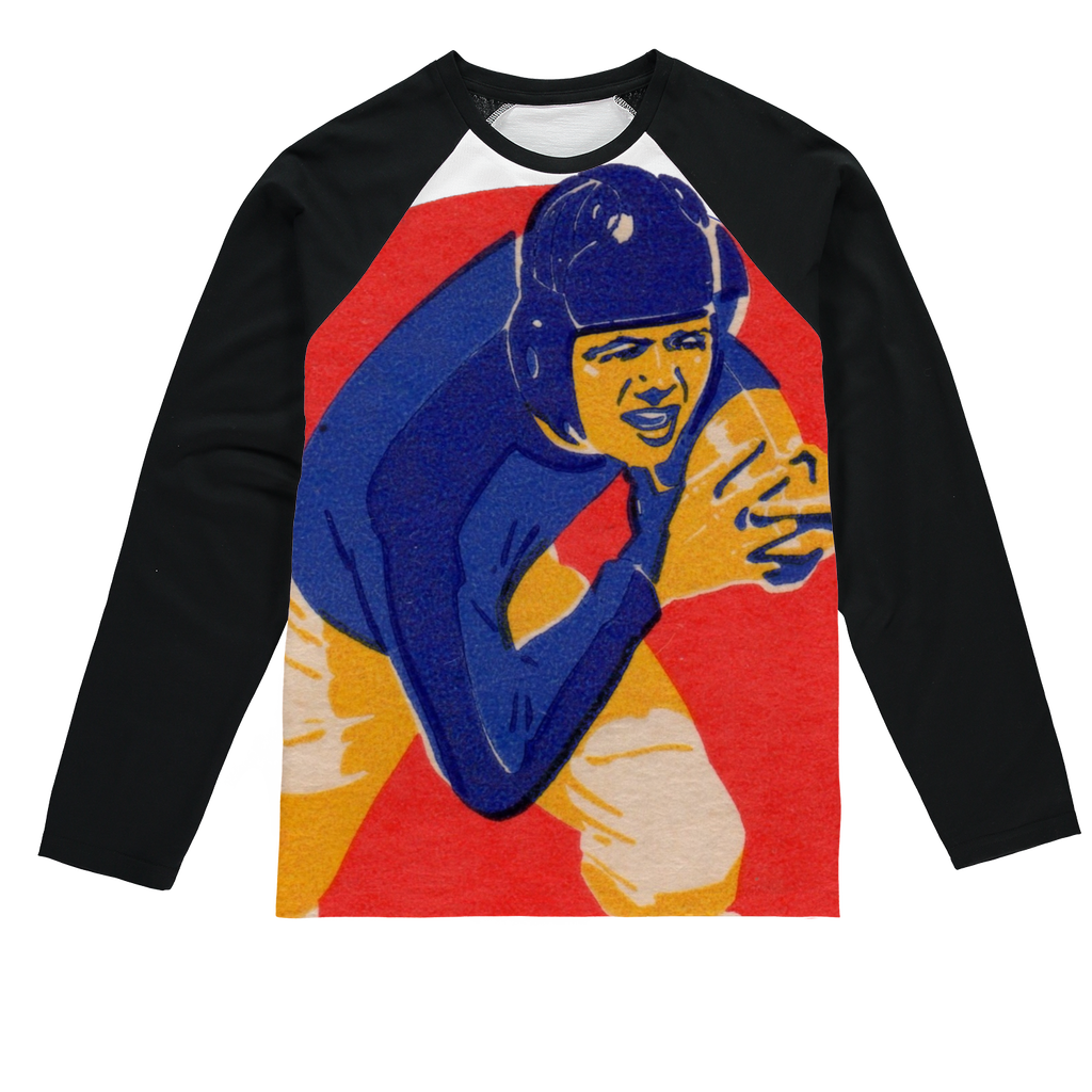1946 Football Row 1 Sublimation Baseball Long Sleeve T-Shirt