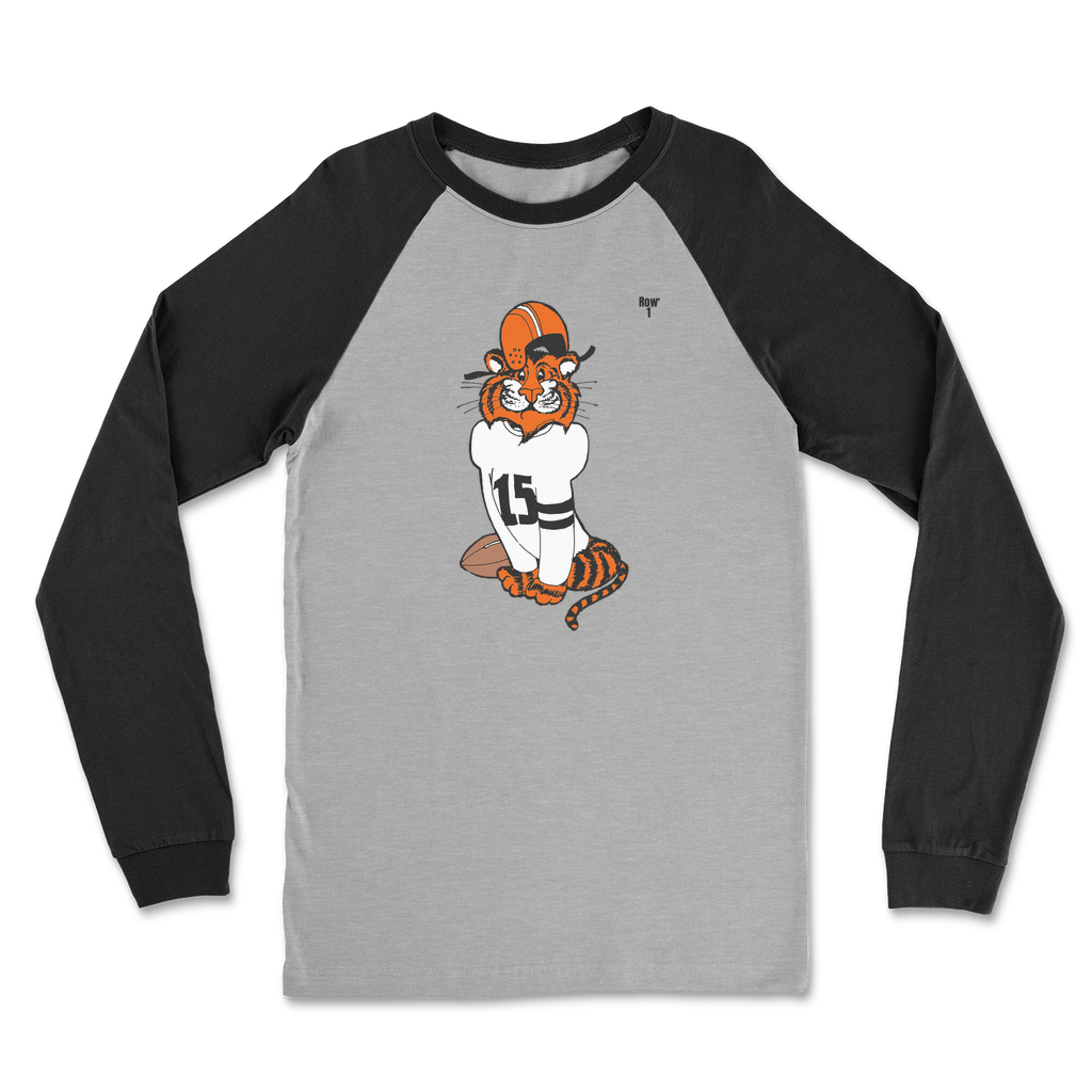 Row 1 Vinny Tiger Classic Raglan Long Sleeve Shirt