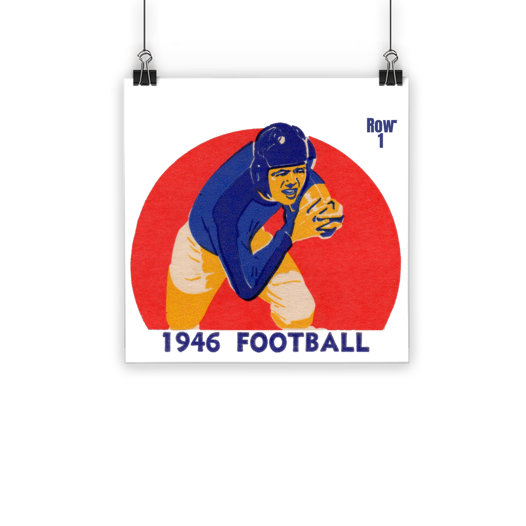 1946 Football Row 1 Classic Poster