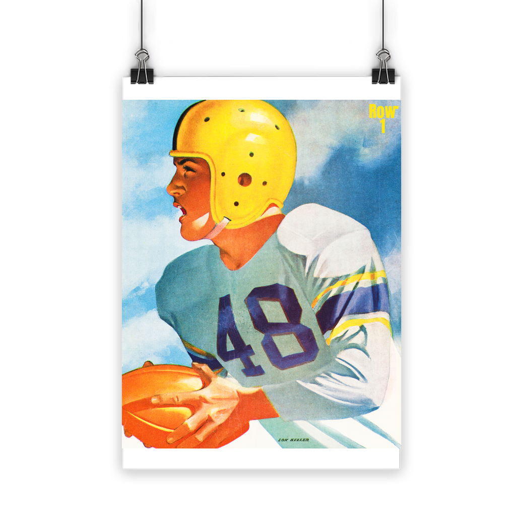 1948 Football Row 1 Classic Poster