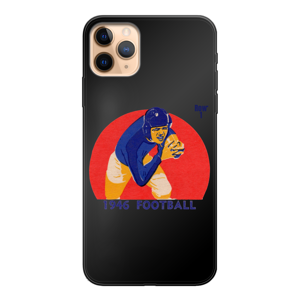 1946 Football Row 1 Back Printed Black Soft Phone Case