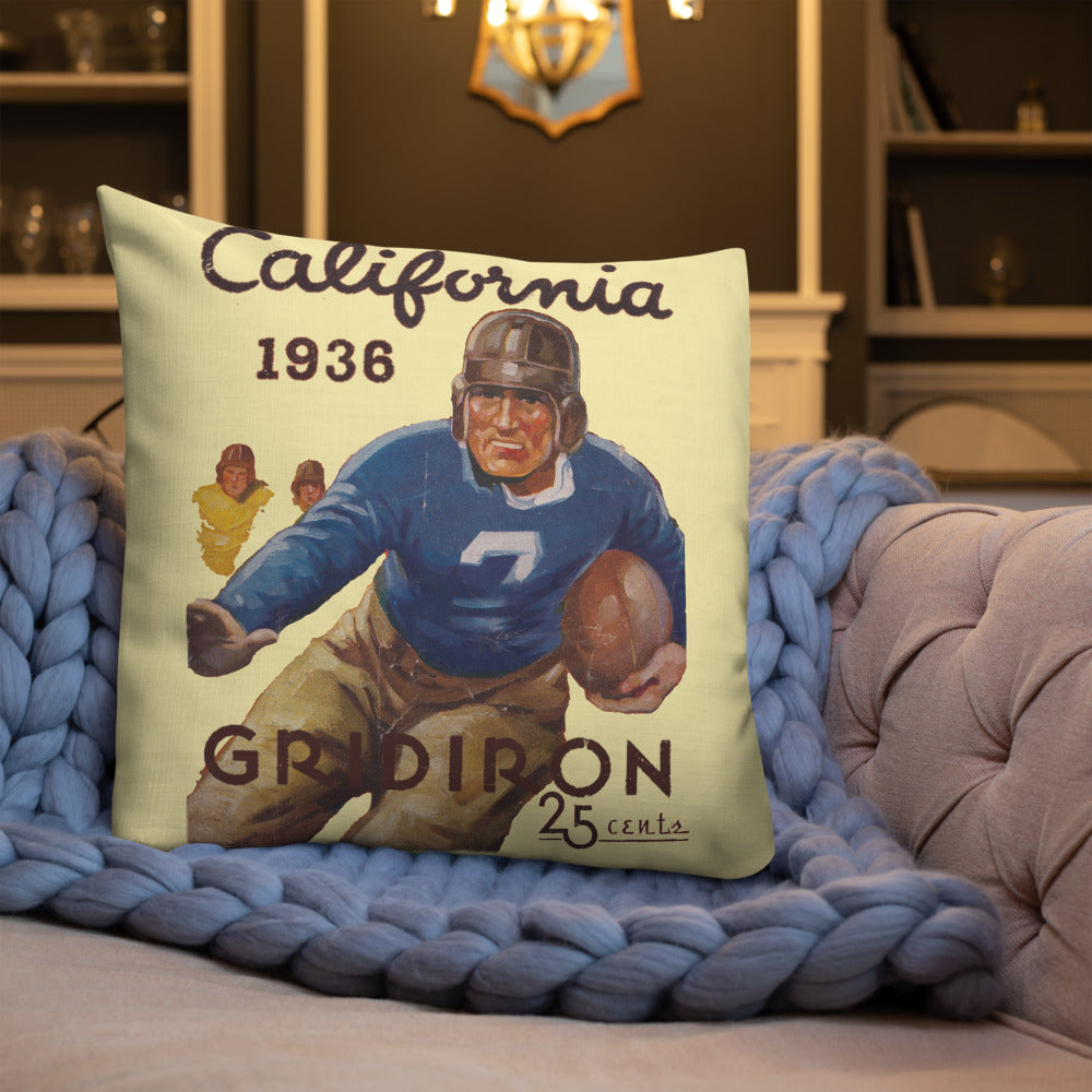 California Gridiron Premium Pillow (1936)