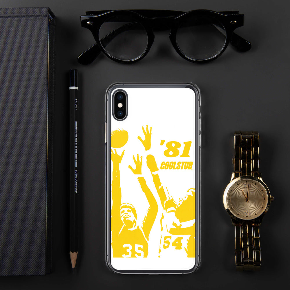 '81 Hoop Vibes iPhone Case