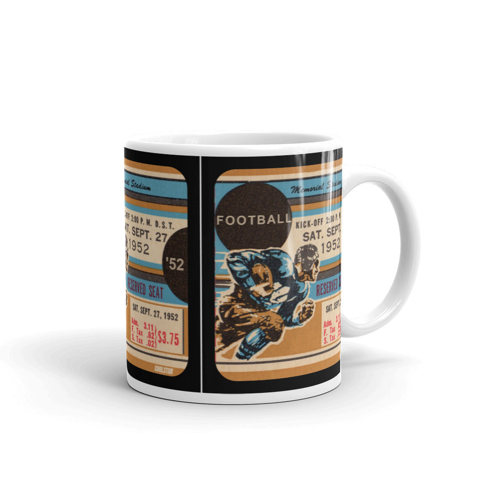 '52 Football Ticket Stub Mug