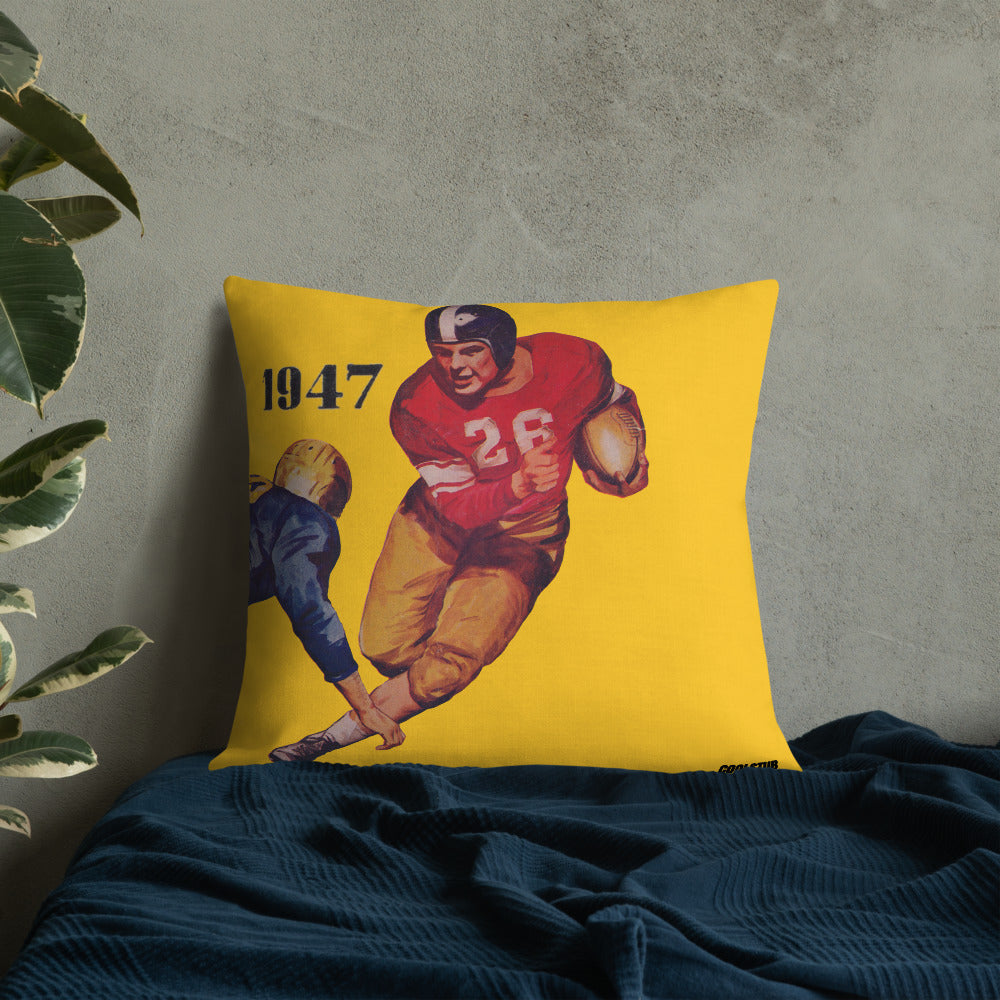 '47 Football Flash Football Art Premium Pillow