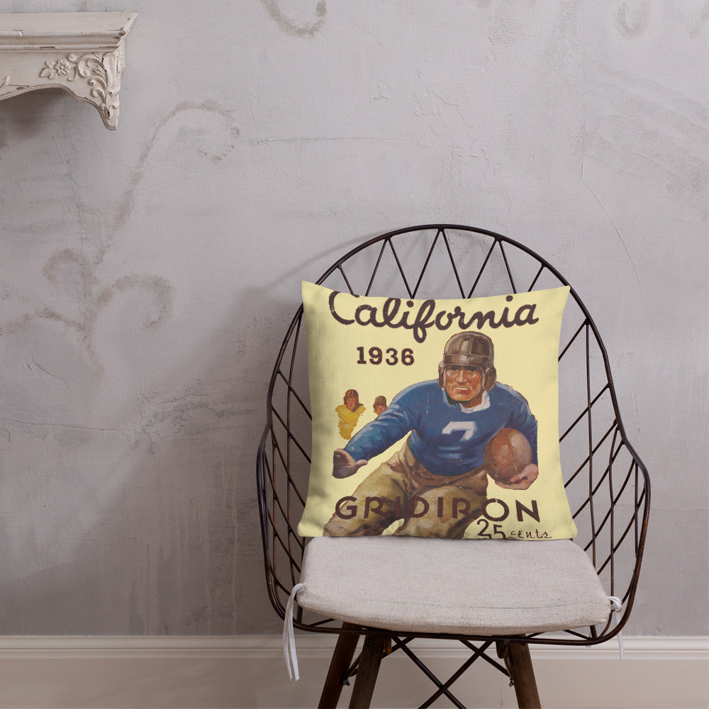 California Gridiron Premium Pillow (1936)