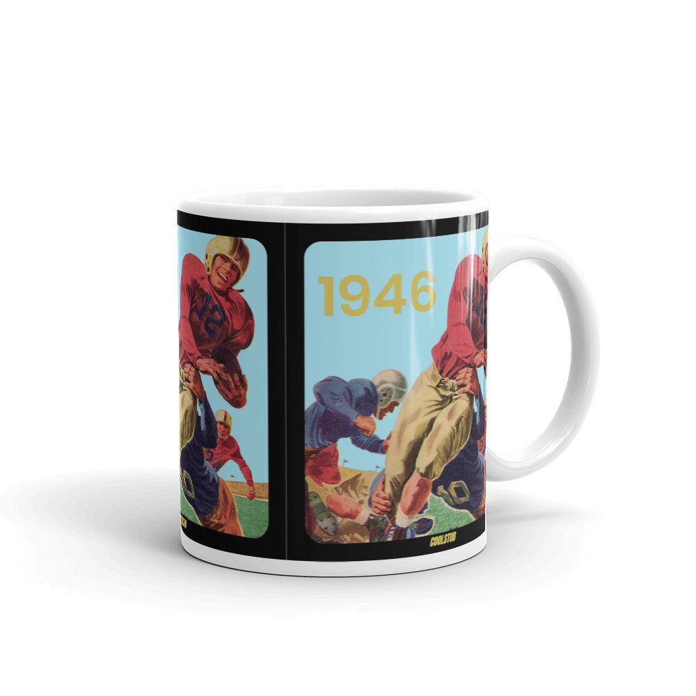 1946 Football Watercolor Art Mug