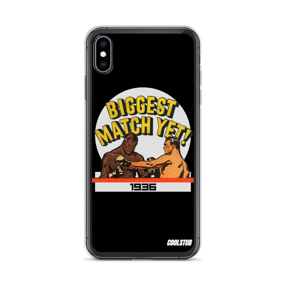 1936 Biggest Match Yet iPhone Case