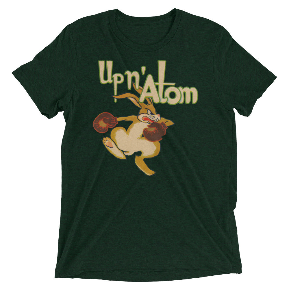 "Up N' Atom" 1940's Boxing Rabbit short sleeve t-shirt by Coolstub™