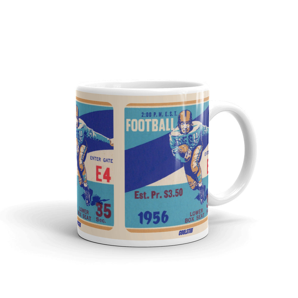 1956 Football Ticket Mug