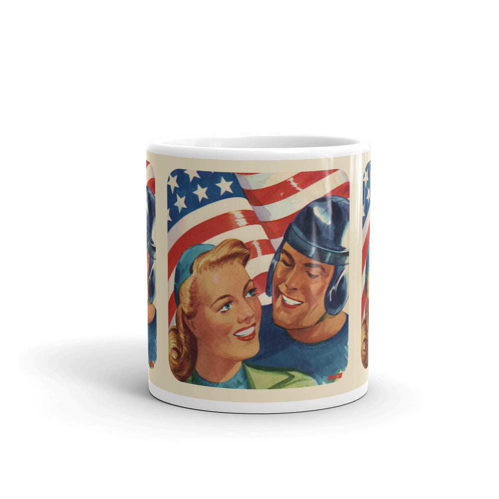 1946 Football Couple Mug